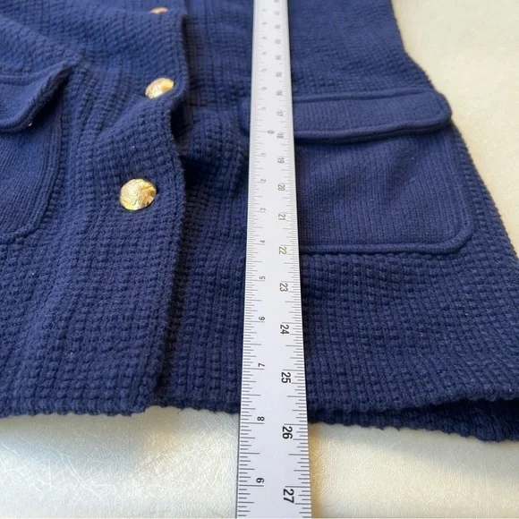 Lauren Ralph Lauren, Green Label Button Up Cardigan Gold Accents Women’s PS - Picture 5 of 8